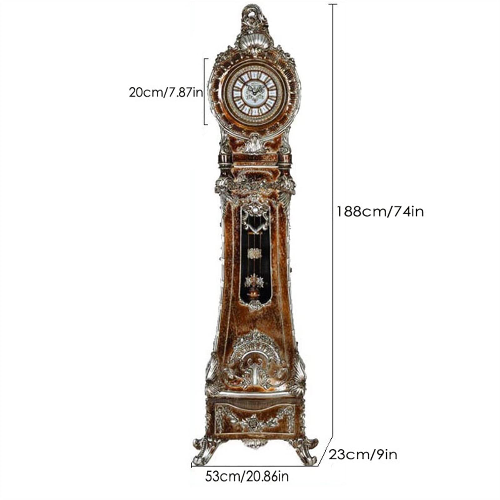 Amazon.co.jp: おじいさんの時計 床 リビング 床時計 縦置き時計